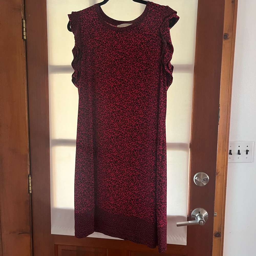 Michael Kors Red Print Dress